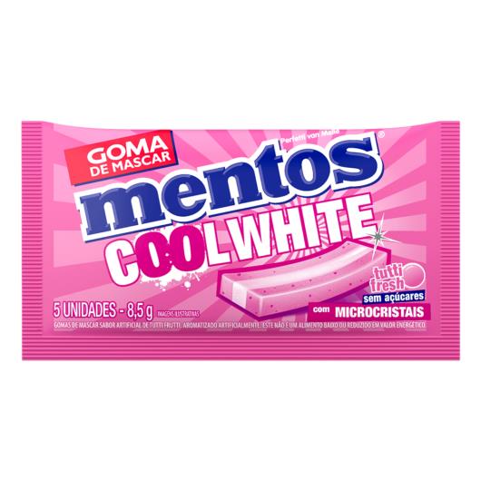 Goma de mascar tutti fresh Mentos Cool White 8,5g - Imagem em destaque
