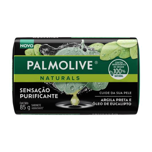 Sabonete Barra Palmolive Naturals Sensação Purificante Argila Preta e Óleo de Eucalipto 85g - Imagem em destaque