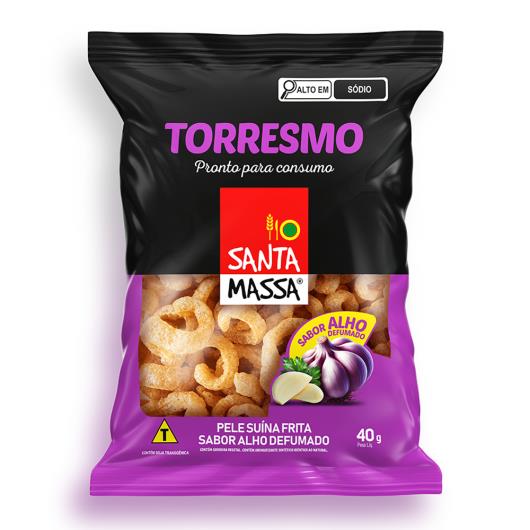 Torresmo Santa Massa Alho Frito Defumado 40g - Imagem em destaque
