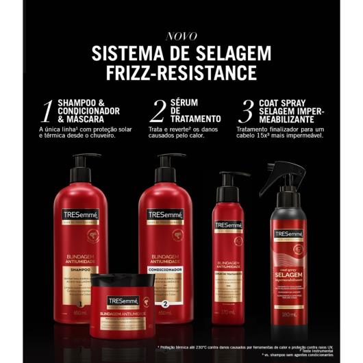 Coat finalizador selagem impermeabilizante Tresemmé spray 180ml - Imagem em destaque