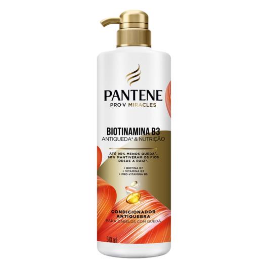 Condicionador Antiquebra Pantene Biotinamina B3 Antiqueda & Nutrição Frasco 510ml Pump - Imagem em destaque