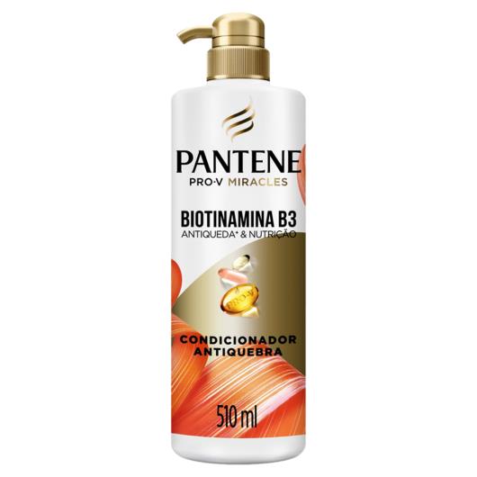 Condicionador Antiquebra Pantene Biotinamina B3 Antiqueda & Nutrição Frasco 510ml Pump - Imagem em destaque