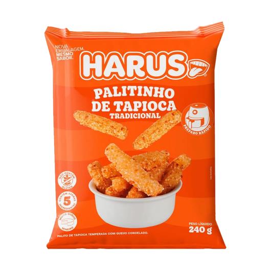 Palitinho de Tapioca Harus Tradicional Congelado Pacote 240g - Imagem em destaque