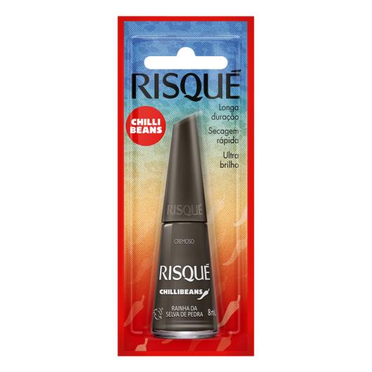 Esmalte Risqué Chilli Beans Rainha da Selva de Pedra Cremoso Blister 8ml - Imagem em destaque