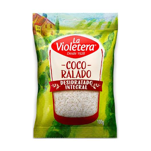 Coco ralado integral desidratado La Violetera 100g - Imagem em destaque