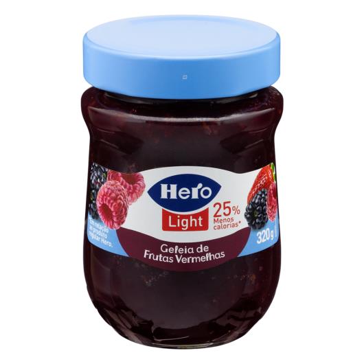 Geleia Hero Frutas Vermelhas Light Vidro 320g - Imagem em destaque