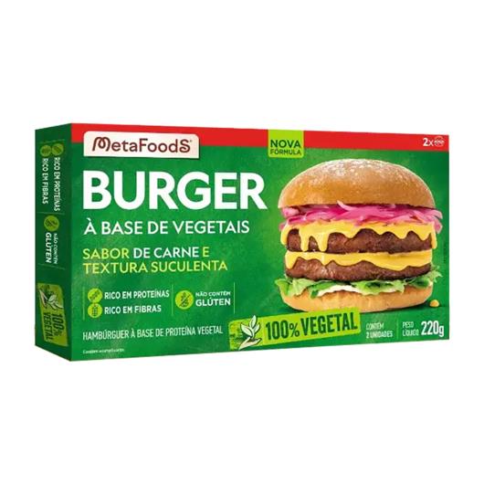 Hambúrguer Vegetal Meta Foods Sabor Carne 220g - Imagem em destaque