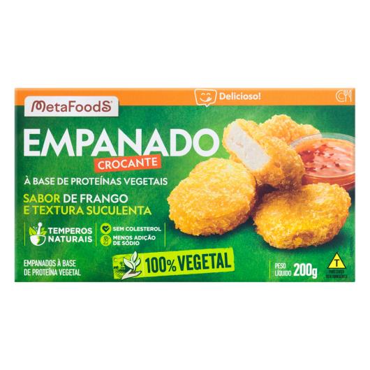 Empanado de Frango Vegetal Meta Foods Caixa 200g - Imagem em destaque