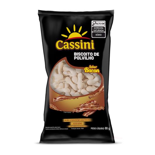 Biscoito de Polvilho Cassini Bacon 80g - Imagem em destaque
