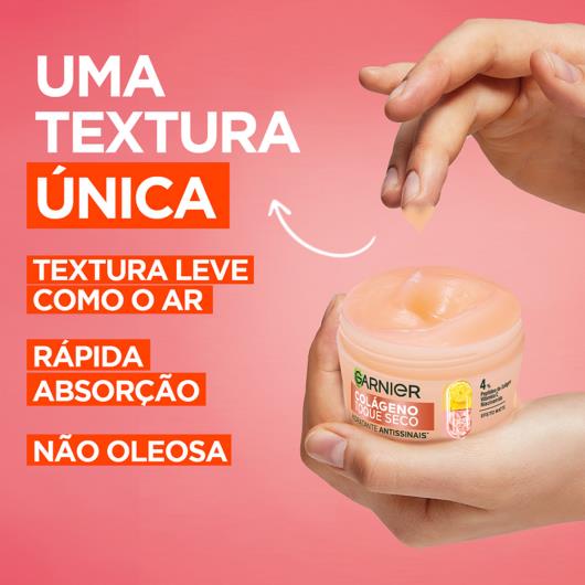 Hidratante Gel Garnier Colágeno Toque Seco Antissinais Facial Efeito Matte Pote 85g - Imagem em destaque