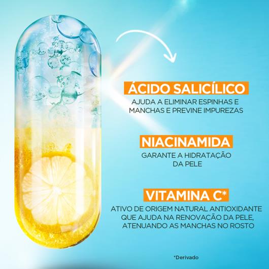 Hidratante Gel Salicílico Toque Seco Antiacne Facial Efeito Matte Garnier Pote 85g - Imagem em destaque