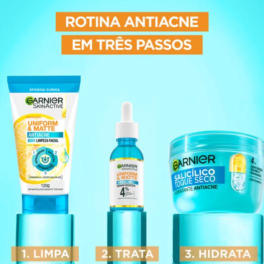 Hidratante Gel Salicílico Toque Seco Antiacne Facial Efeito Matte Garnier Pote 85g - Imagem em destaque