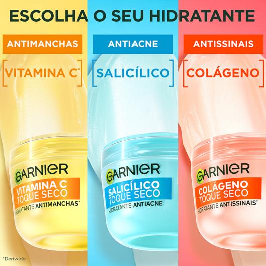 Hidratante Gel Salicílico Toque Seco Antiacne Facial Efeito Matte Garnier Pote 85g - Imagem em destaque