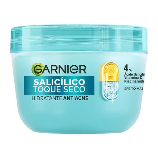 Hidratante Gel Salicílico Toque Seco Antiacne Facial Efeito Matte Garnier Pote 85g - Imagem em destaque
