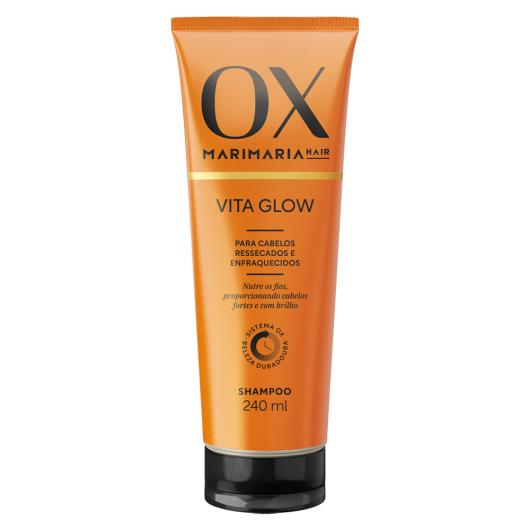 Shampoo OX Cosméticos Mari Maria Hair Vita Glow Bisnaga 240ml - Imagem em destaque
