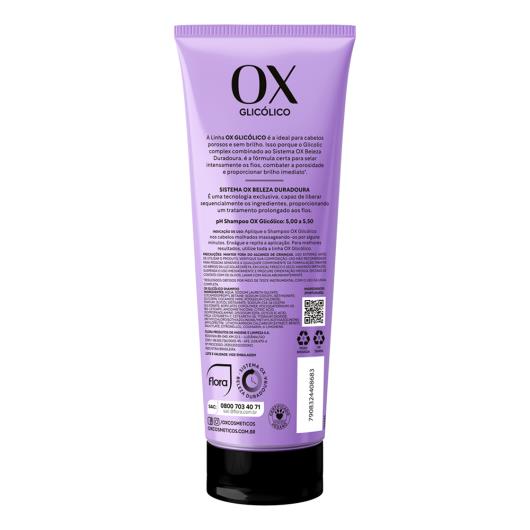 Shampoo OX Cosméticos Glicólico Bisnaga 240ml - Imagem em destaque