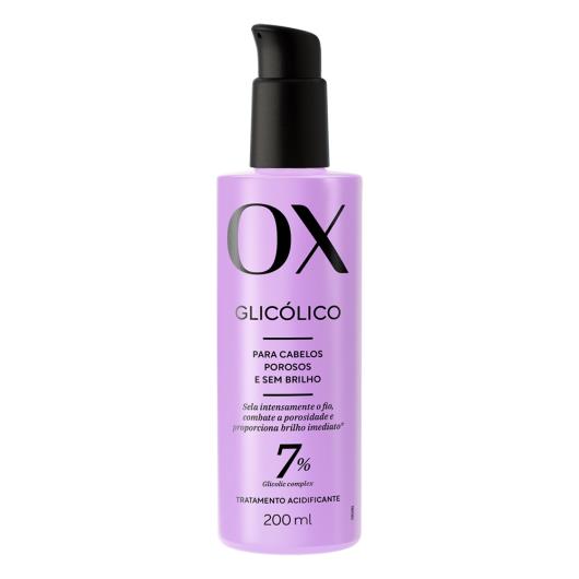 Acidificante OX Cosméticos Glicólico Frasco 200ml Pump - Imagem em destaque