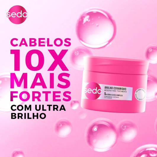 Máscara de Tratamento Seda Brilho Ceramidas Pote 300g - Imagem em destaque