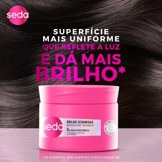 Máscara de Tratamento Seda Brilho Ceramidas Pote 300g - Imagem em destaque