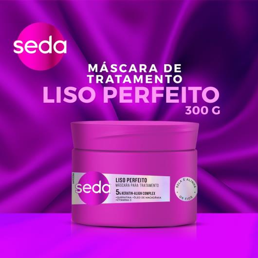 Máscara de Tratamento Seda Liso Perfeito Pote 300g - Imagem em destaque