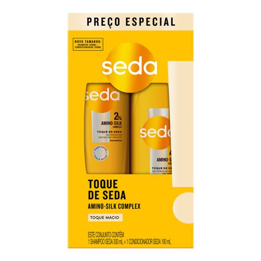Kit Seda Toque de Seda Shampoo 300ml + Condicionador 190ml - Imagem em destaque