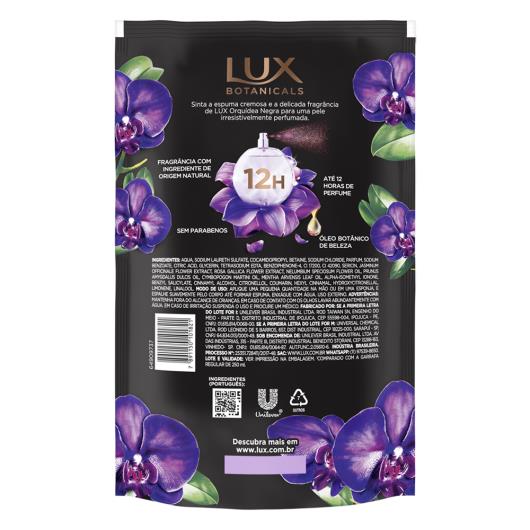 Sabonete Líquido Orquídea Negra Lux Botanicals Sachê 900ml Refil Econômico - Imagem em destaque