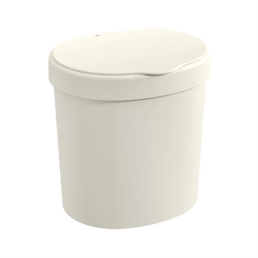 Lixeira com Tampa Coza Basic Light Gray 2.5l - Imagem em destaque