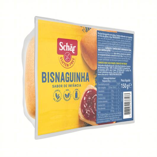 Pão Bisnaguinha Schär  sem Glúten Zero Lactose 150g - Imagem em destaque