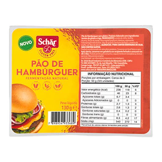 Pão para Hambúrguer Schär sem Glúten 130g - Imagem em destaque