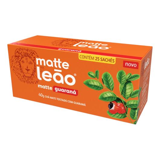 Chá Matte Leão Guraná Caixa 40g 25 Unidades - Imagem em destaque