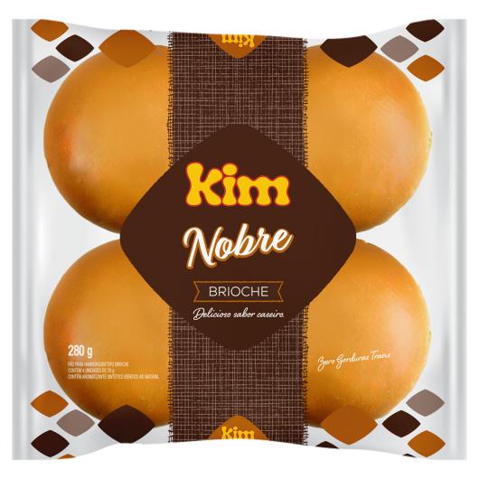 Pão de hambúrguer tipo brioche Kim Nobre 280g - Imagem em destaque