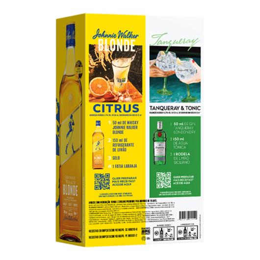 Kit Gin Tanqueray London Dry 750ml+ Whisky Escocês Blended Johnnie Walker Blonde 750ml - Imagem em destaque
