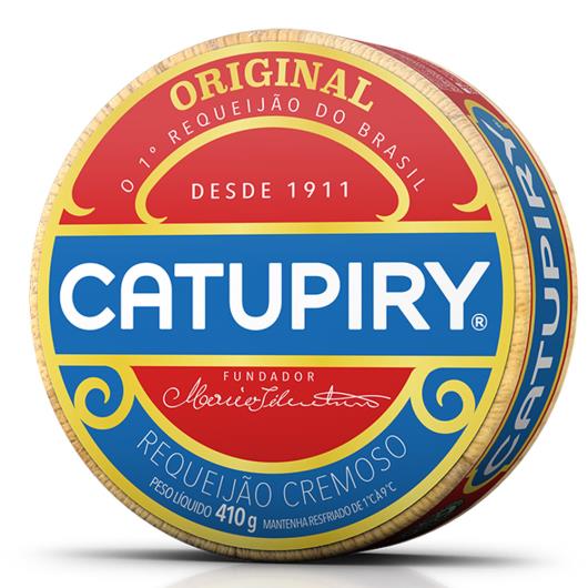 Requeijão Cremoso Original Catupiry Forma Madeira 410g - Imagem em destaque