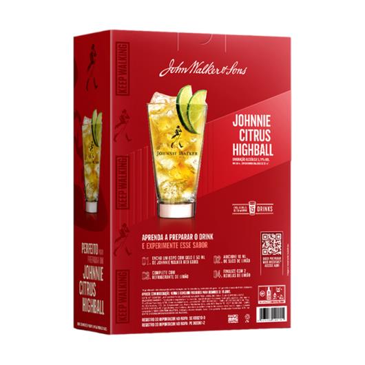 Whisky Johnnie Walker Red Label + Copo Exclusivo 750ml - Imagem em destaque