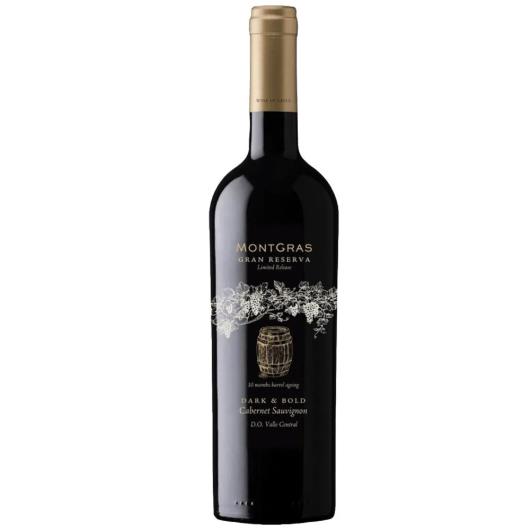 Vinho Chileno Cabernet Sauvignon Dark & Bold Montgras Gran Reserva 750ml - Imagem em destaque