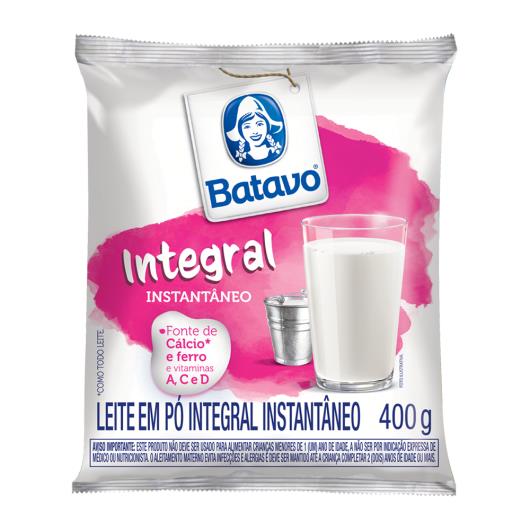 Leite Pó Instantâneo Integral Batavo Pacote 400g - Imagem em destaque