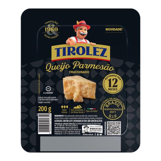 Queijo Parmesão Tirolez Maturado 12 Meses Fracionado 200g - Imagem em destaque