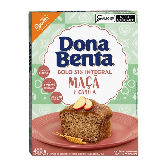 Mistura para bolo 31% integral maçã e canela Dona Benta 400g - Imagem em destaque