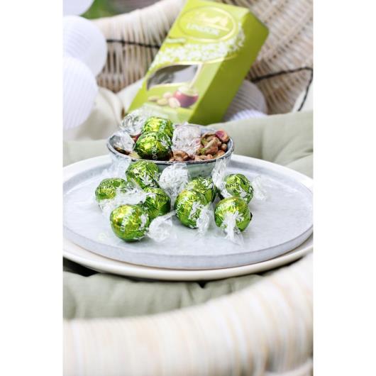 Bombons Chocolate Lindt Lindor Ao Leite com Pistache 200g 16 unidades - Imagem em destaque