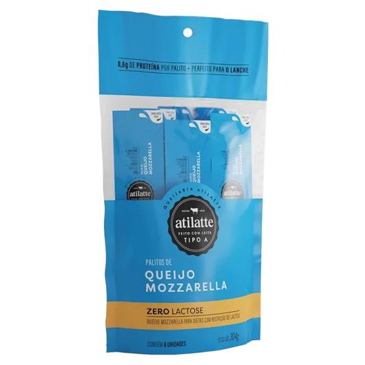 Queijo Mozzarela Atilatte Zero Lactose Palito 304g - Imagem em destaque
