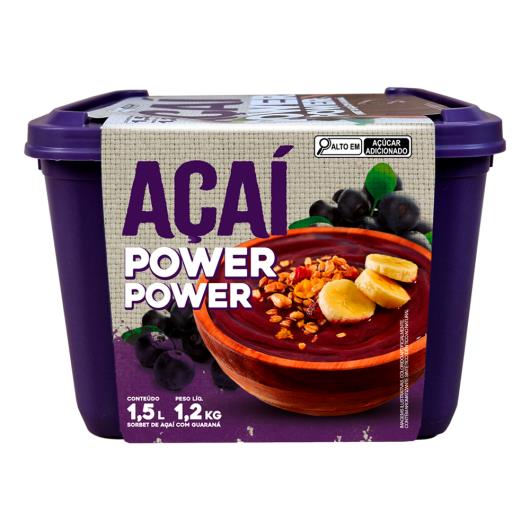 Sorbet Açaí com Guaraná Power Pote 1,5l - Imagem em destaque