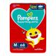 Fralda Descartável Infantil Pampers SuperSequinha M Pacote 68 Unidades - Imagem 7500435250214-01.png em miniatúra