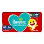 Fralda Descartável Pampers SuperSequinha XG Pacote 56 Unidades