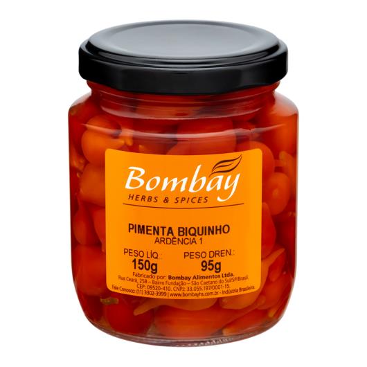 Pimenta-Biquinho em Conserva Bombay Herbs & Spices Vidro 95g - Imagem em destaque