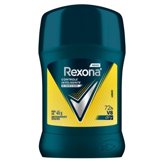 Antitranspirante Stick Rexona V8 Dry Men 45g - Imagem em destaque