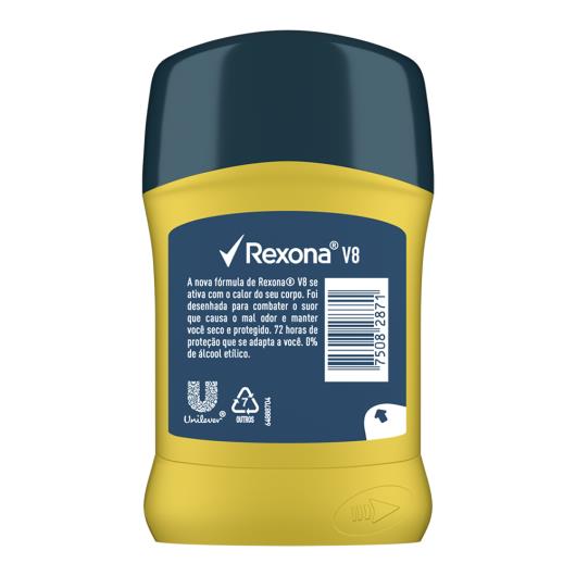 Antitranspirante Stick Rexona V8 Dry Men 45g - Imagem em destaque