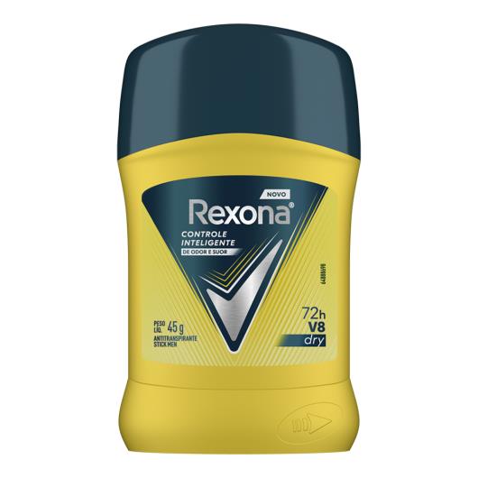 Antitranspirante Stick Rexona V8 Dry Men 45g - Imagem em destaque