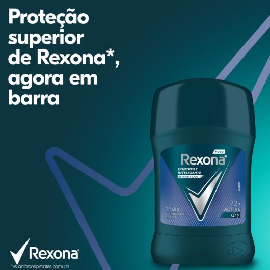 Antitranspirante Stick Rexona Active Dry Men 45g - Imagem em destaque