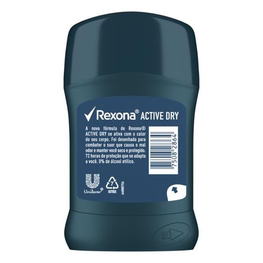 Antitranspirante Stick Rexona Active Dry Men 45g - Imagem em destaque