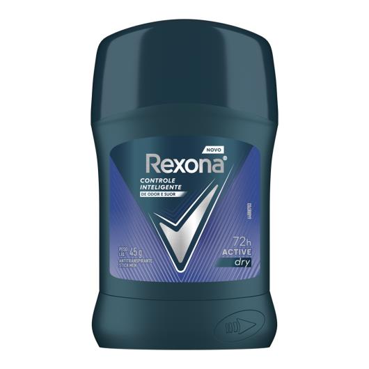 Antitranspirante Stick Rexona Active Dry Men 45g - Imagem em destaque